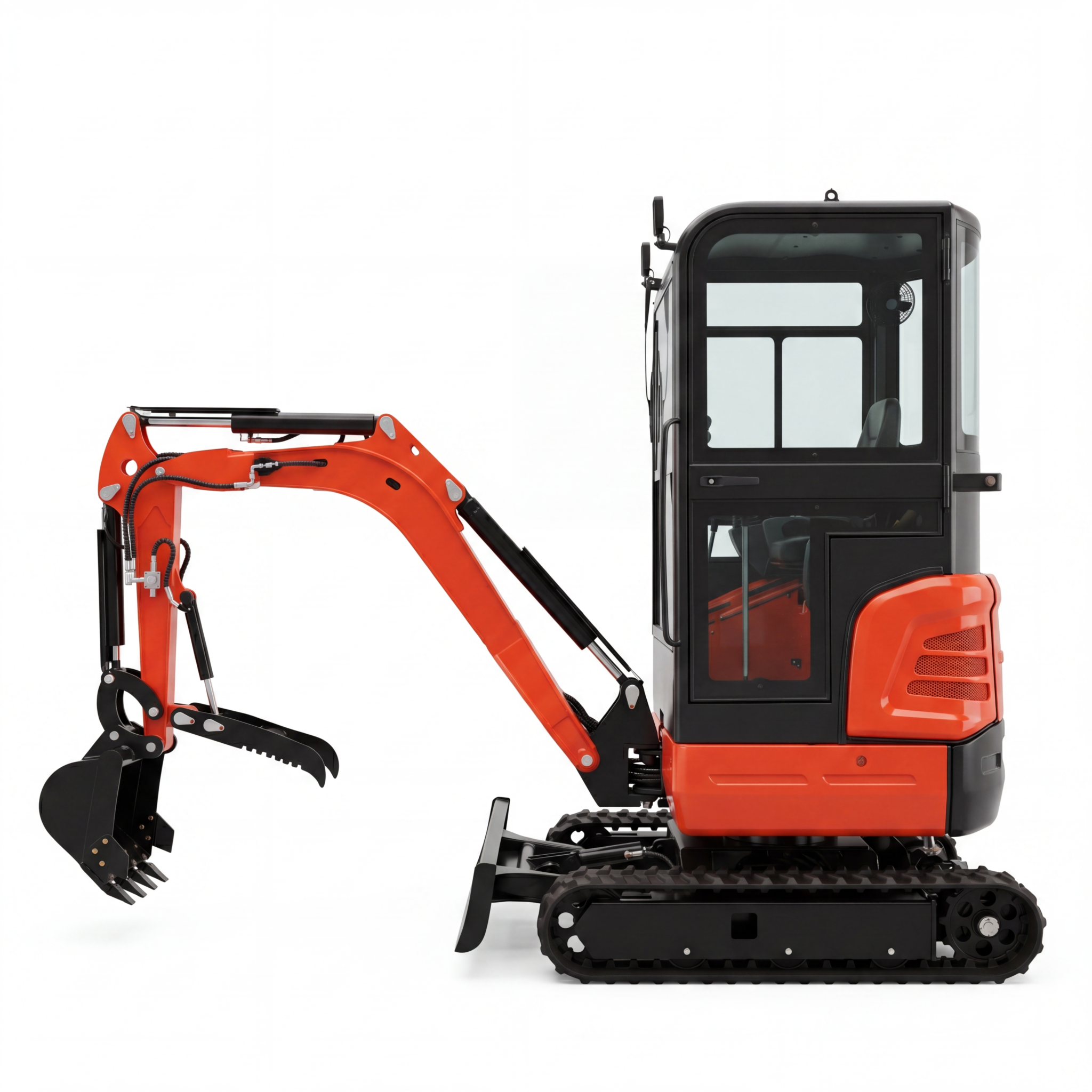 Excavator specifications compared side by side for compact construction equipment selection