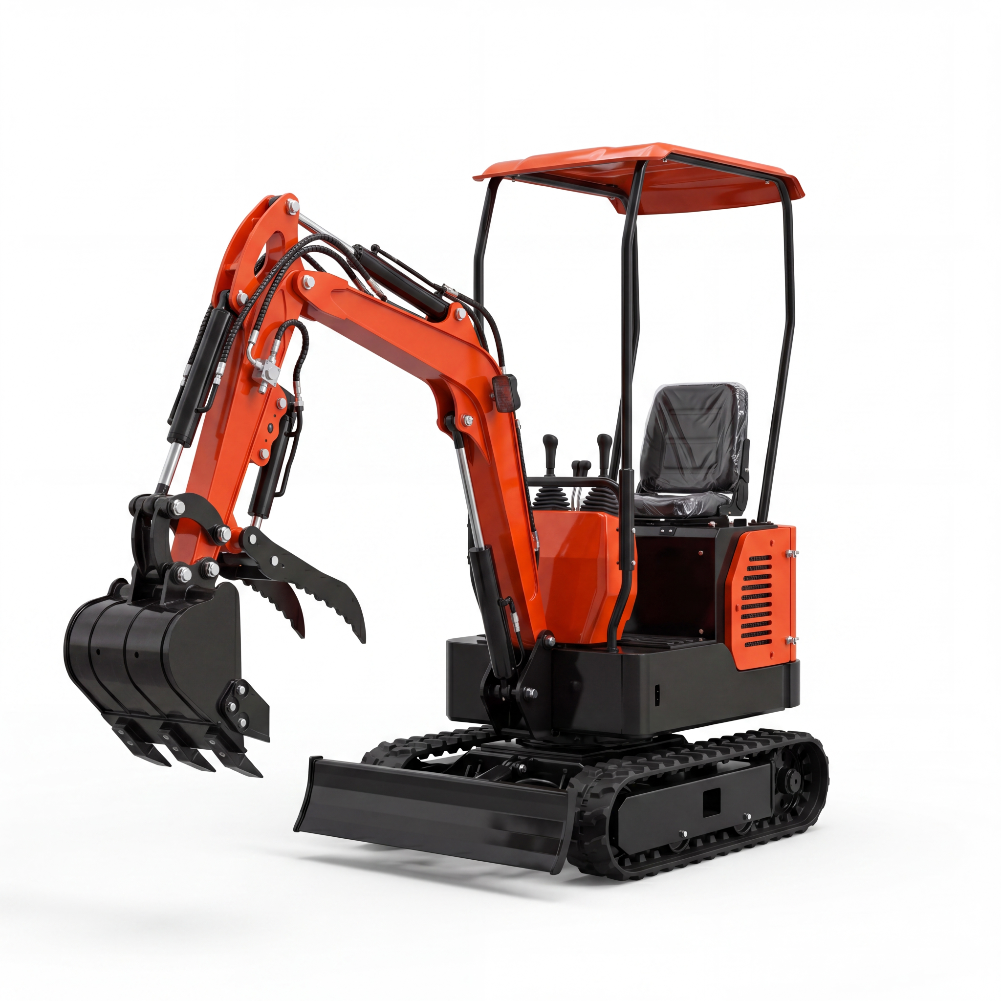 Understanding a Mini Excavator Size Chart Before You Buy or Rent