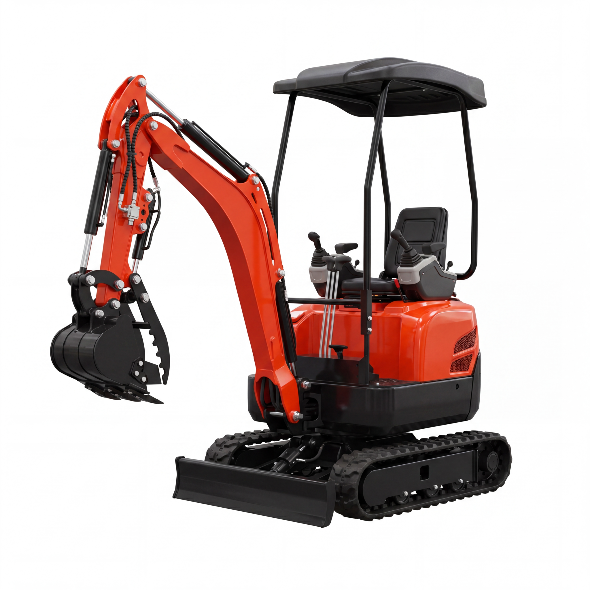 Excavator specification sheet showing weight reach dig depth and hydraulic flow