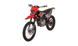 KAYO K2 Pro 250 rear 3/4 right view showing exhaust silencer and 18-inch black wheel