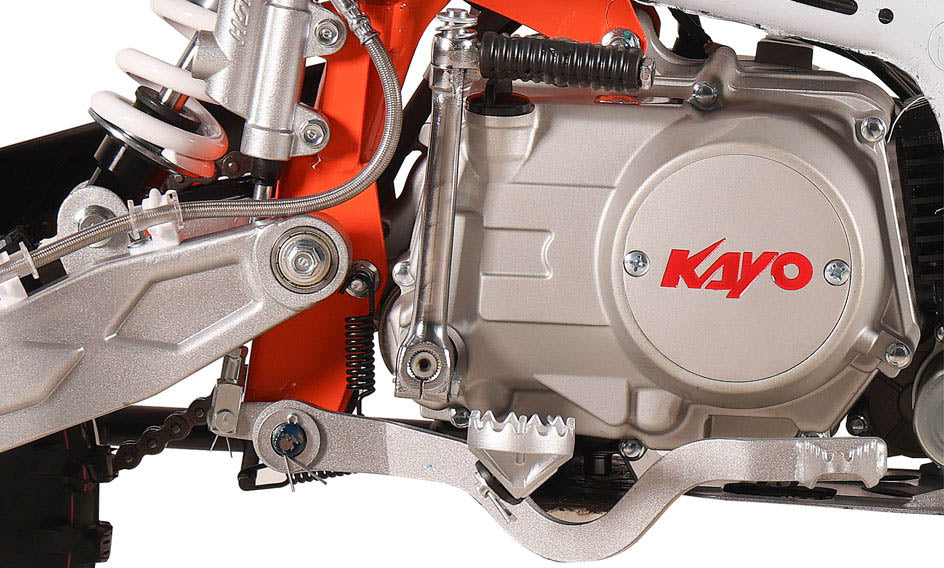 KAYO TS90 youth dirt bike rear right 3/4 view