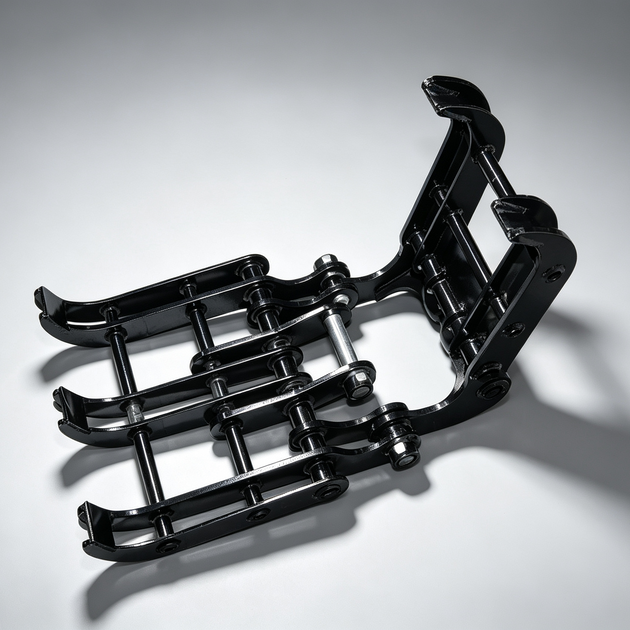 Mini Excavator Mechanical Clamshell Grapple Attachment – 15.75" Wide, Multi-Tine, 57 lbs Heavy-Duty Steel, Quick Coupler Compatible Small Excavator Supplier
