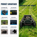 SYGC-608-90L Remote Control Tracked Lawnmower - Loncin 22HP Small Excavator Supplier