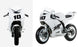KAYO MiniGP MR150R front and 3/4 left studio comparison shot