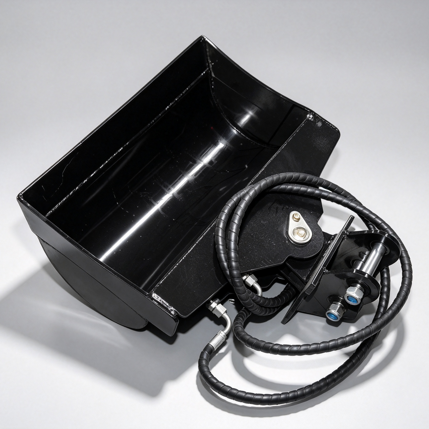 Mini Excavator Attachment: Tilt Bucket (No Teeth) 23.62" W x 10.24" H | Suitable for 08 12 16 17 18 small excavators Small Excavator Supplier