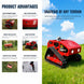 GUCHI GC-224-55A Remote Control Tracked Lawnmower - Loncin 224CC 9HP Small Excavator Supplier
