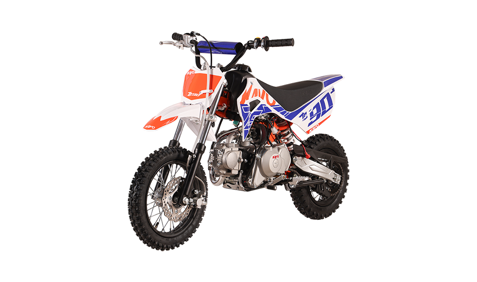 KAYO TS90 youth pit bike side profile view
