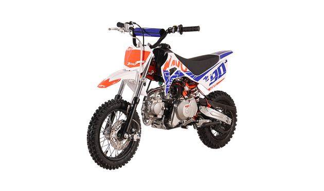 KAYO TS90 youth pit bike side profile view