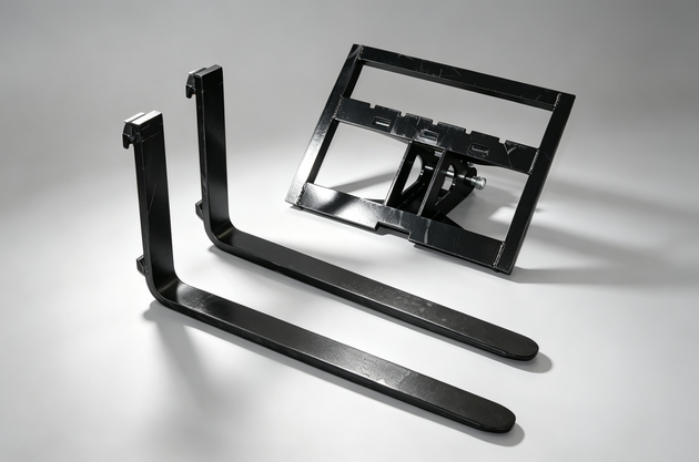 Mini Excavator Pallet Fork Attachment – 26.77" Wide, 37.80" Tine Length, Heavy-Duty Steel Frame, Quick Coupler Compatible Small Excavator Supplier