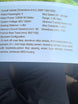 Technical specifications for the four-passenger 60V electric off-road golf cart