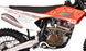 KAYO T4 300 dirt bike front 3/4 right angle view on black background