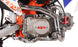KAYO TD125 inverted front fork, handlebar, and intake detail