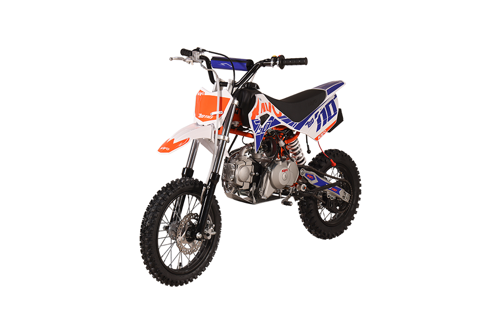 KAYO TSD110 pit bike side profile view