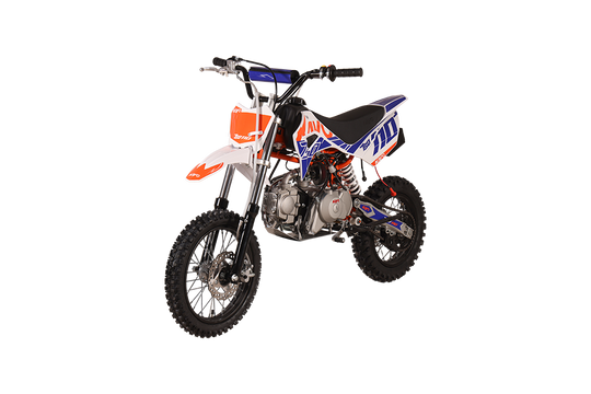 KAYO TSD110 pit bike side profile view