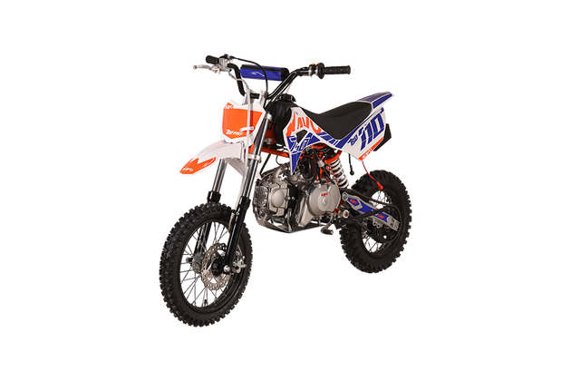KAYO TSD110 pit bike side profile view