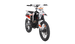 KAYO K5 280 18-inch rear wheel, wave disc rotor, and aluminum swingarm close-up