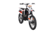 KAYO K5 280 18-inch rear wheel, wave disc rotor, and aluminum swingarm close-up