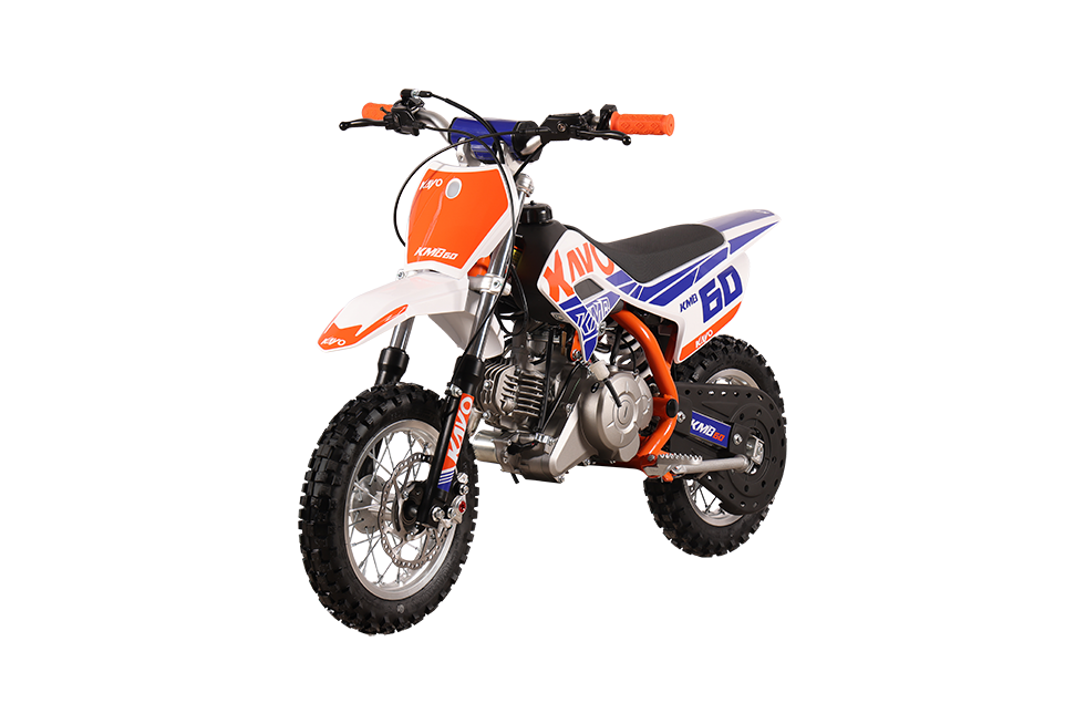 KAYO KMB 60 rear hydraulic disc brake, chain cover, and 10-inch rear wheel
