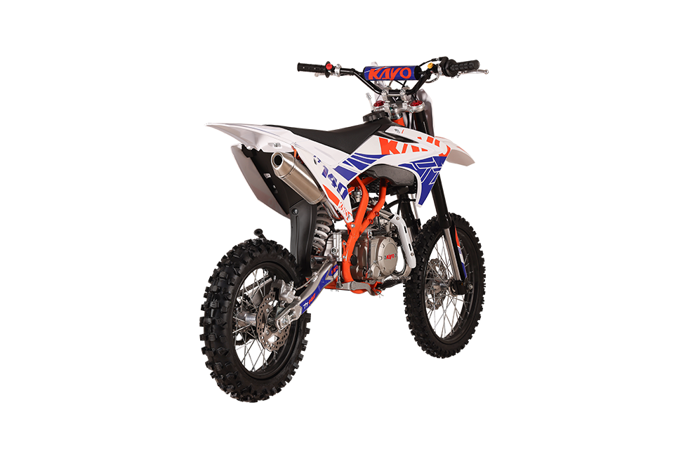 KAYO TT140 140cc pit bike front right 3/4 view