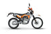 KAYO T2 Enduro motorcycle riding along forest trail in outdoor off-road conditions