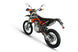 KAYO T4 Enduro front 3/4 right view showing headlight, mirrors, and handguards