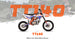 KAYO TT140 outdoor motocross track and trail action scene