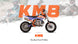 Young rider riding the KAYO KMB 60 dirt bike off-road