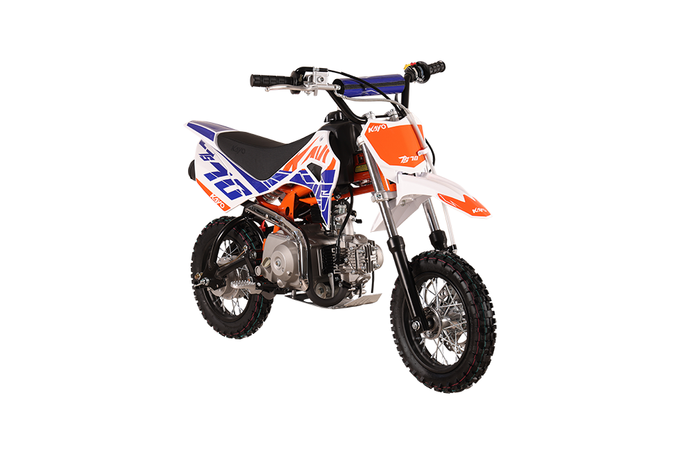 KAYO TS70 youth pit bike side profile view
