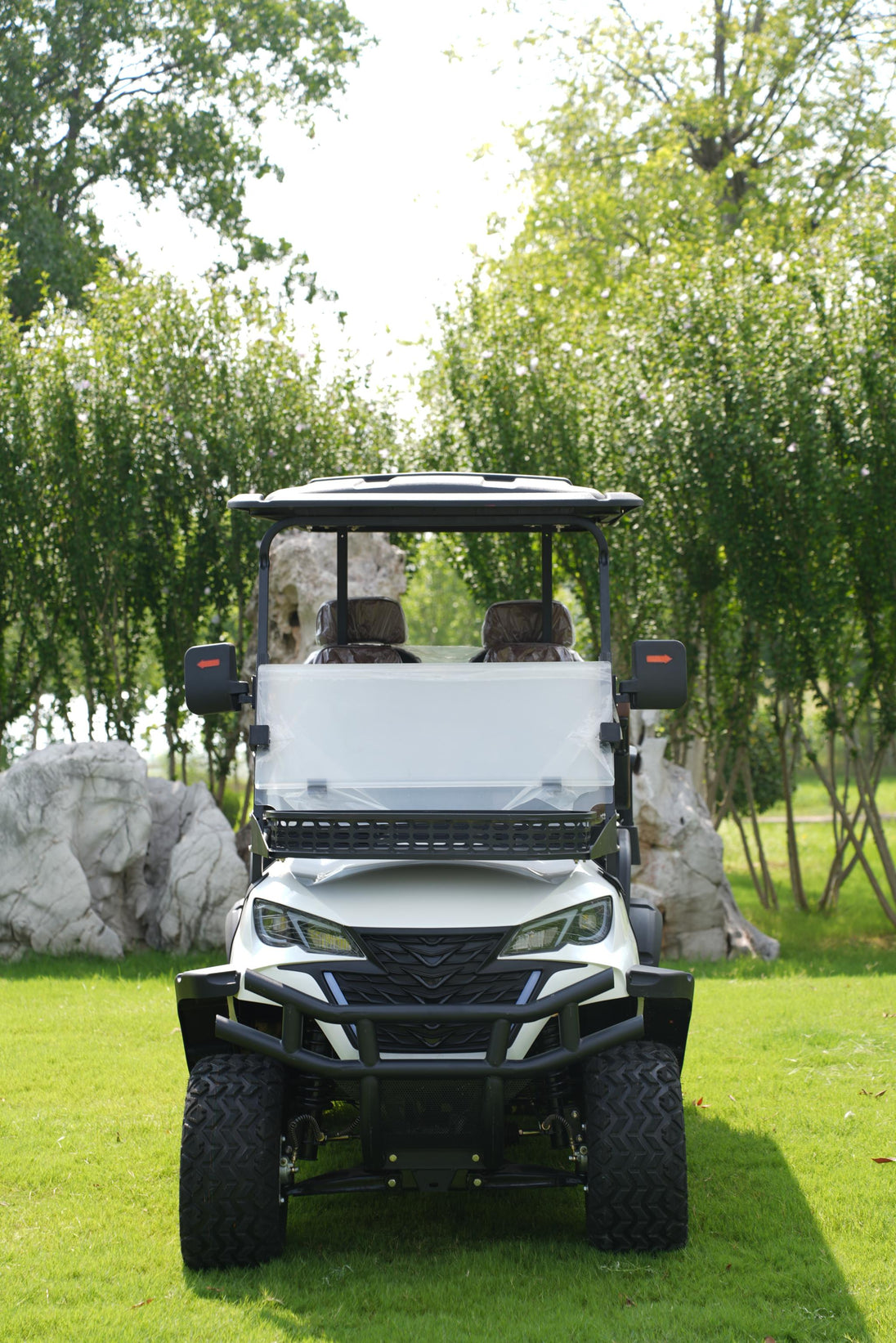 4-Seater Electric Utility Vehicle - Rear 3/4 View