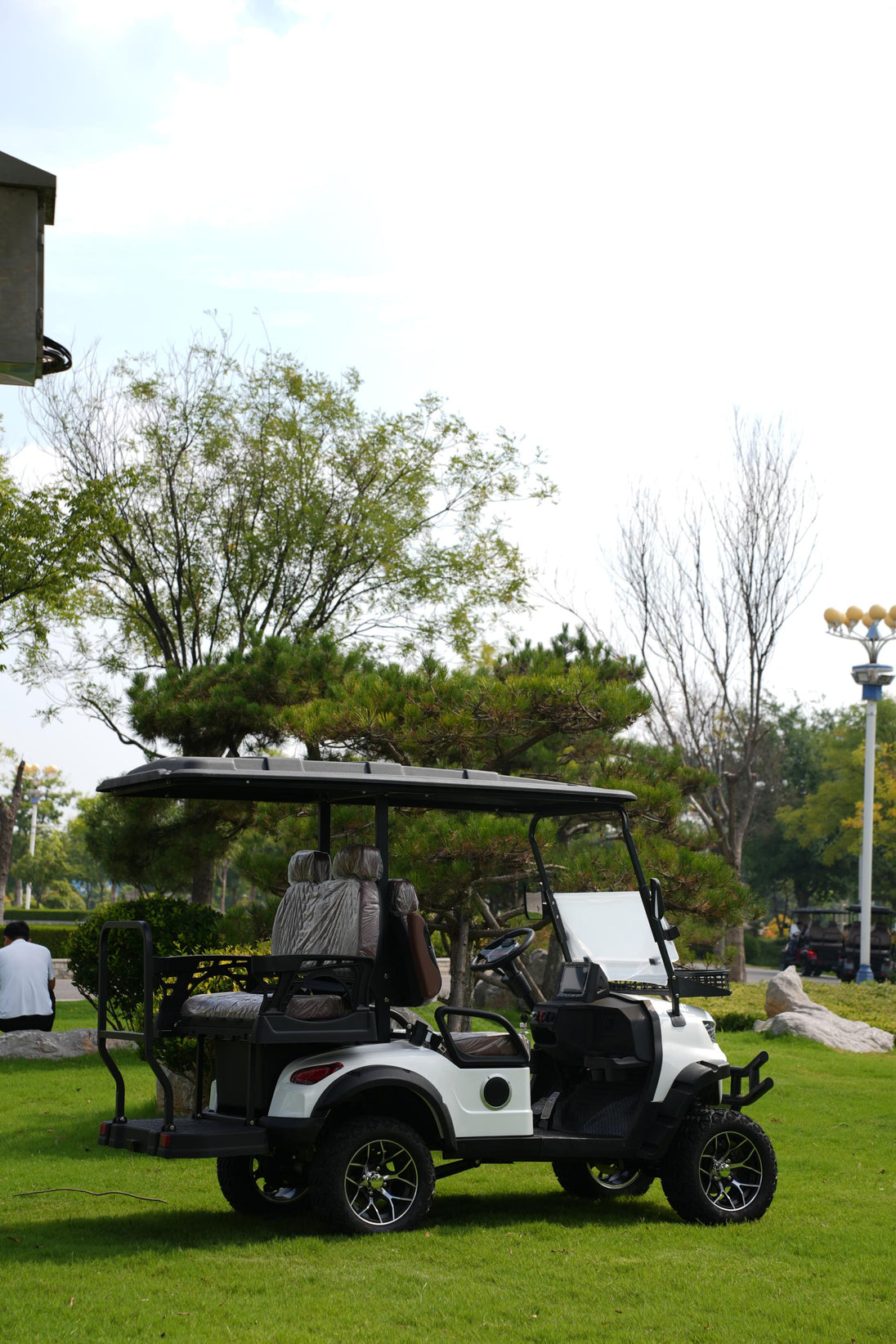 4-Seater Electric Utility Vehicle - Rear View