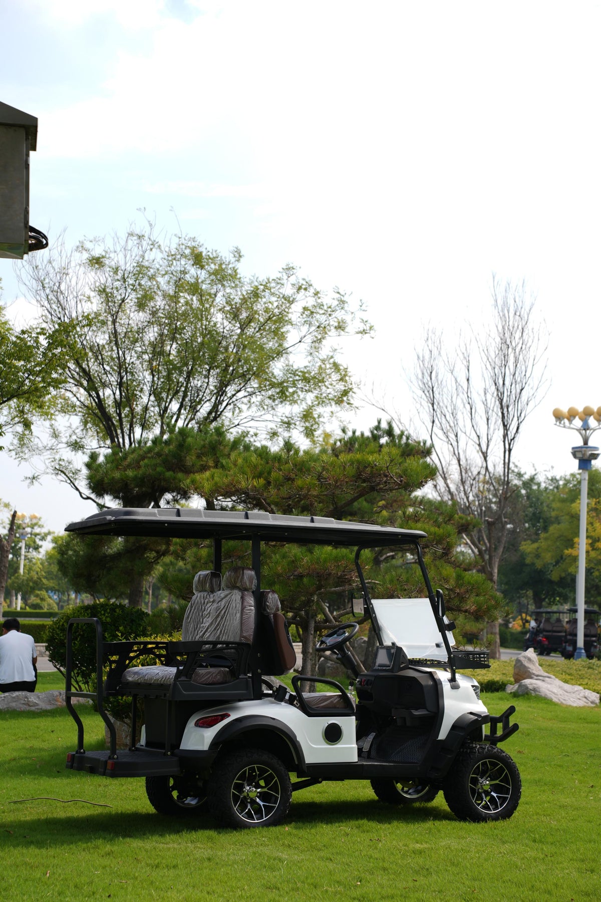 4-Seater Electric Utility Vehicle - Rear View