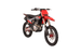 KAYO K6R 250cc dirt bike front 3/4 right view showing KYB inverted forks and red number plate