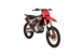 KAYO K6R 250cc dirt bike front 3/4 right view showing KYB inverted forks and red number plate