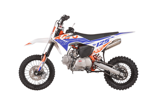 KAYO TD125 Pit Bike side profile view