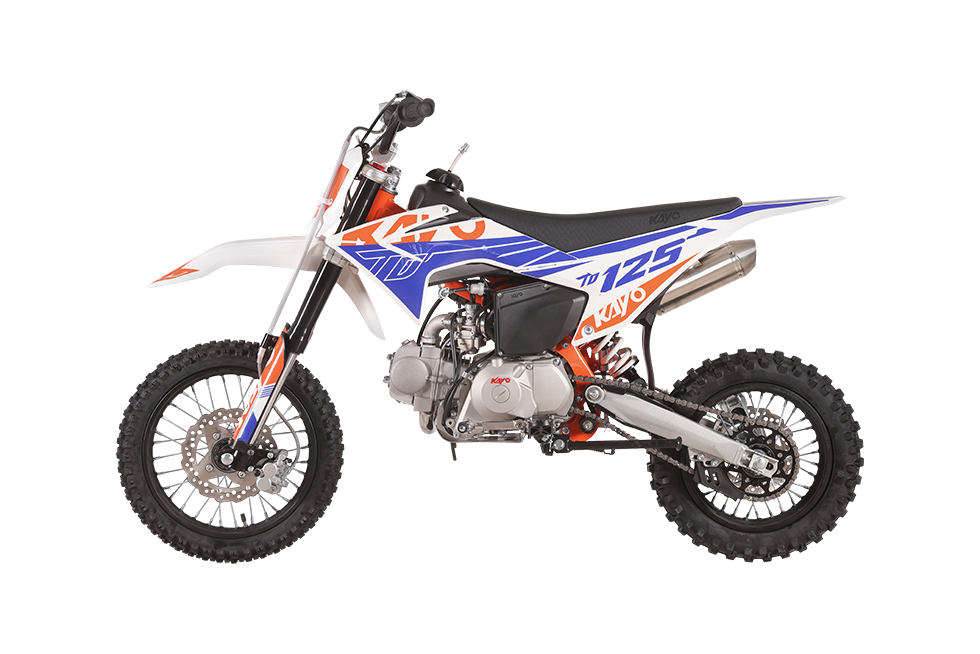 KAYO TD125 Pit Bike side profile view