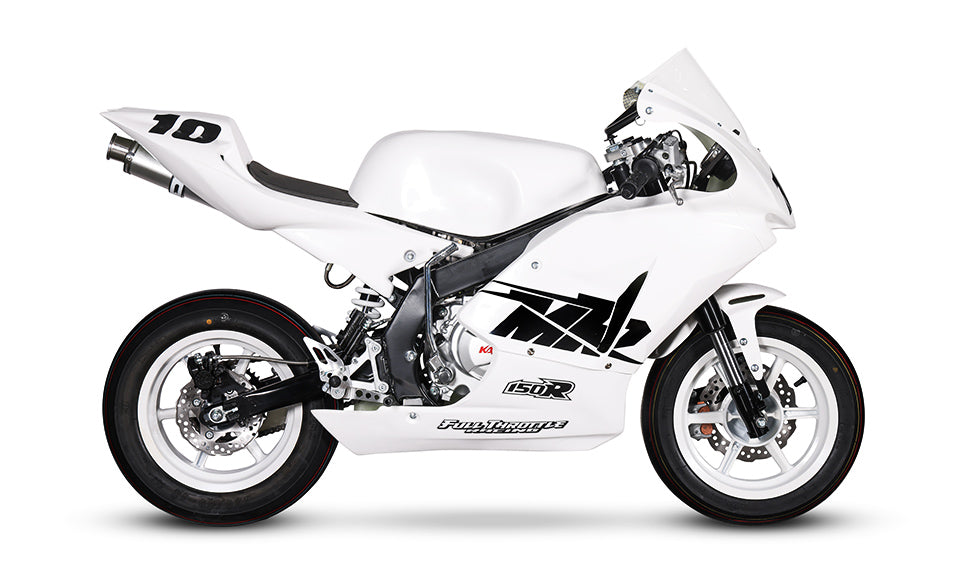 KAYO MiniGP MR150R road racing motorcycle side profile right side