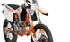 KAYO K6 249.6cc DOHC engine right side, stainless exhaust header, and frame guard detail