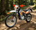 KAYO T2 Enduro front 3/4 right angle view with mirrors and 21-inch front wheel