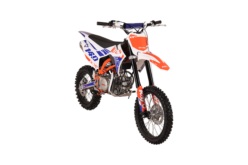 KAYO TT140 oil-cooled pit bike side profile view