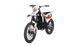 KAYO K5 280 liquid-cooled dirt bike left profile view showing red cylinder head on black background