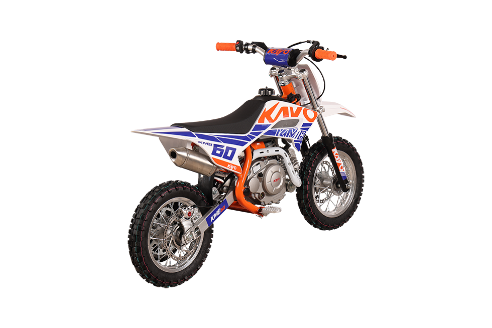 KAYO KMB 60 56.8cc kids dirt bike front left 3/4 view