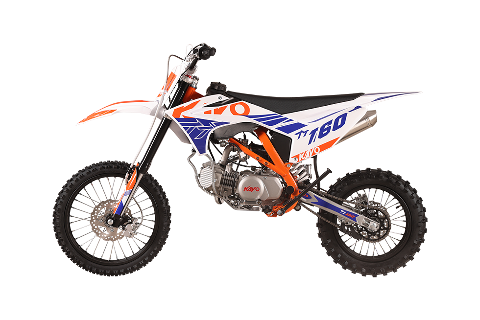 KAYO TT160 Pit Bike overview banner - Made for Stunts and Tricks
