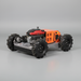 SAAQ101 four-wheel-drive gasoline lawn mower technical detail in a square composition