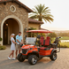Electric Golf Cart at luxury golf club